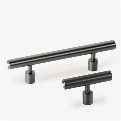 semihandmade cabinet pulls lewis dolin black stainless steel|7″ Black Stainless Steel Round Bar Pull – Lew's .